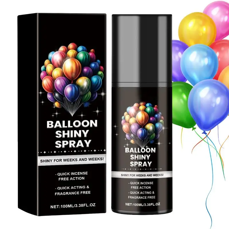 

Balloon Shine Spray 100ml High Shine Balloon Spray Balloons Shiny Spray Shiny Glow Spray Balloon Brightener Spray For Lasting