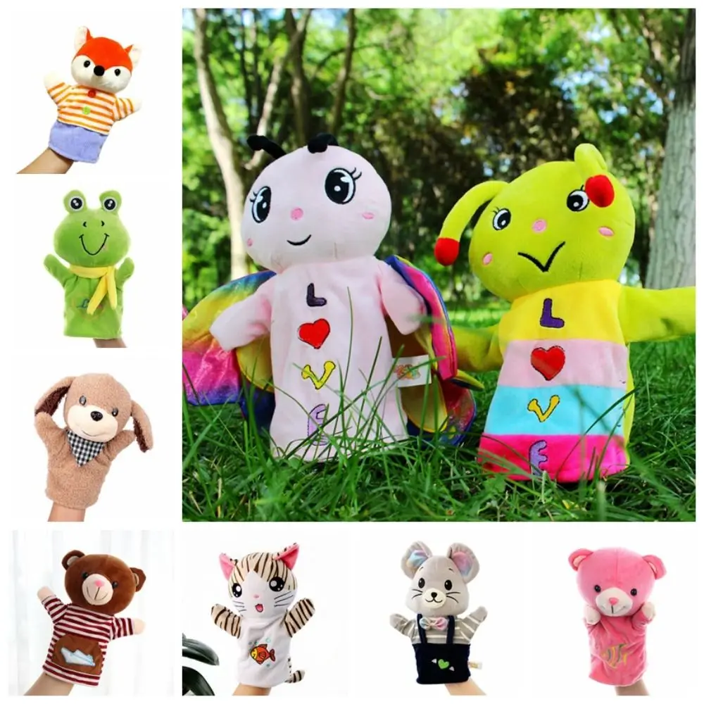 Stuffed Animals Plush Finger Puppet Anime Doll Marine Animals Animal Plushed Doll Kawaii Soft Hand Finger Puppet