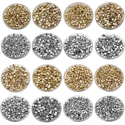 100Pcs/Lot 6/7mm Star Love Heart Gold Color Loose Spacer CCB Acrylic Charm Beads for DIY Jewelry Making Findings Supplies