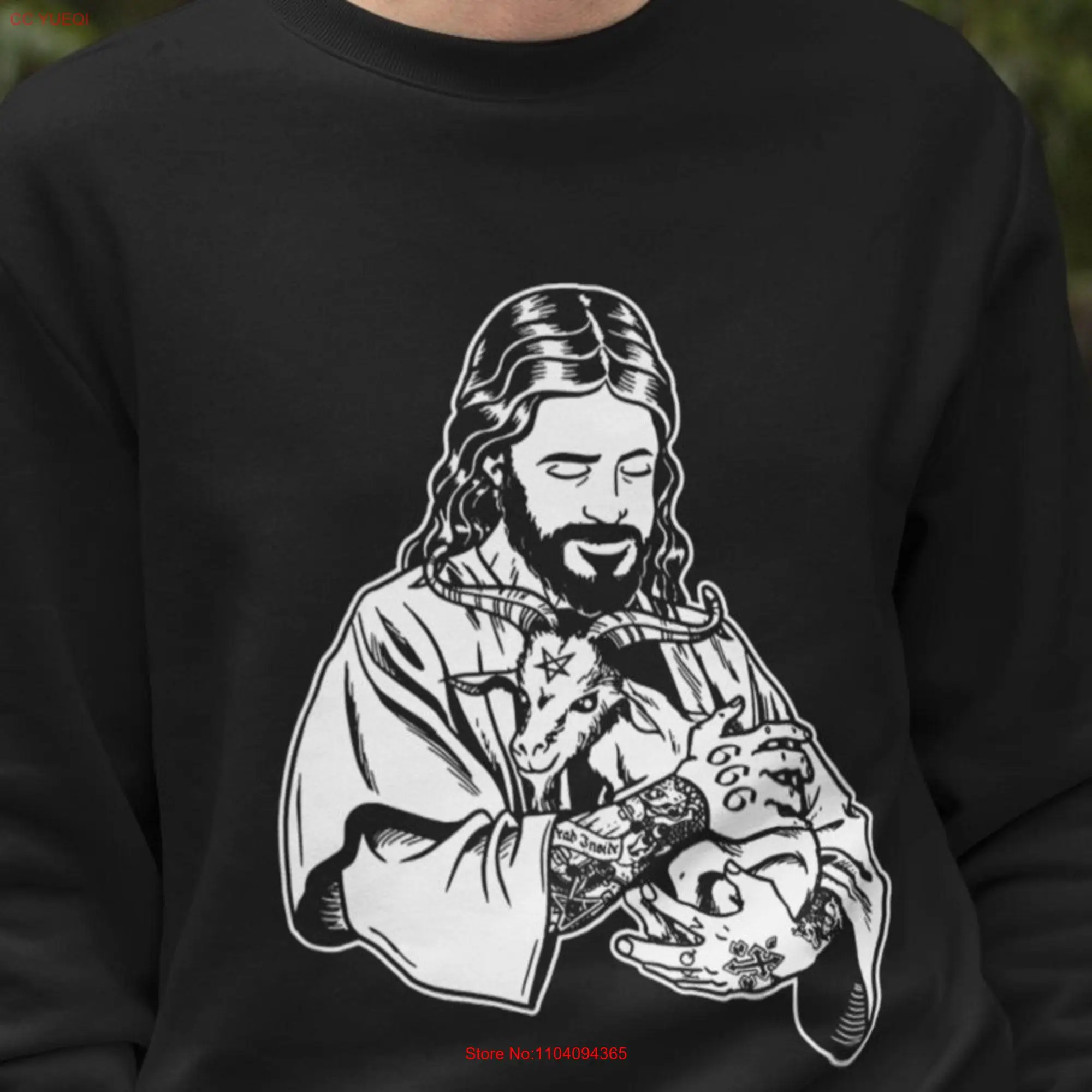 Divine Connections Embracing the Love and Joy with Jesus Hugs GoaT T Shirt Faithful Flock  long or short sleeves