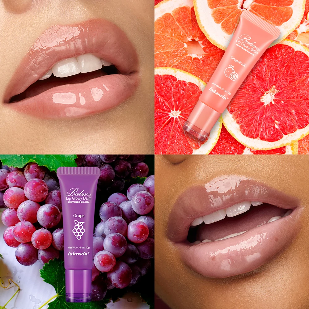 

Peach Lip Glow Blam Lip Masks Lasting Moisturizing Lip Balm Gel Fade Lip Line Lip Oil Lip Care Lipstick Primer Base 10g