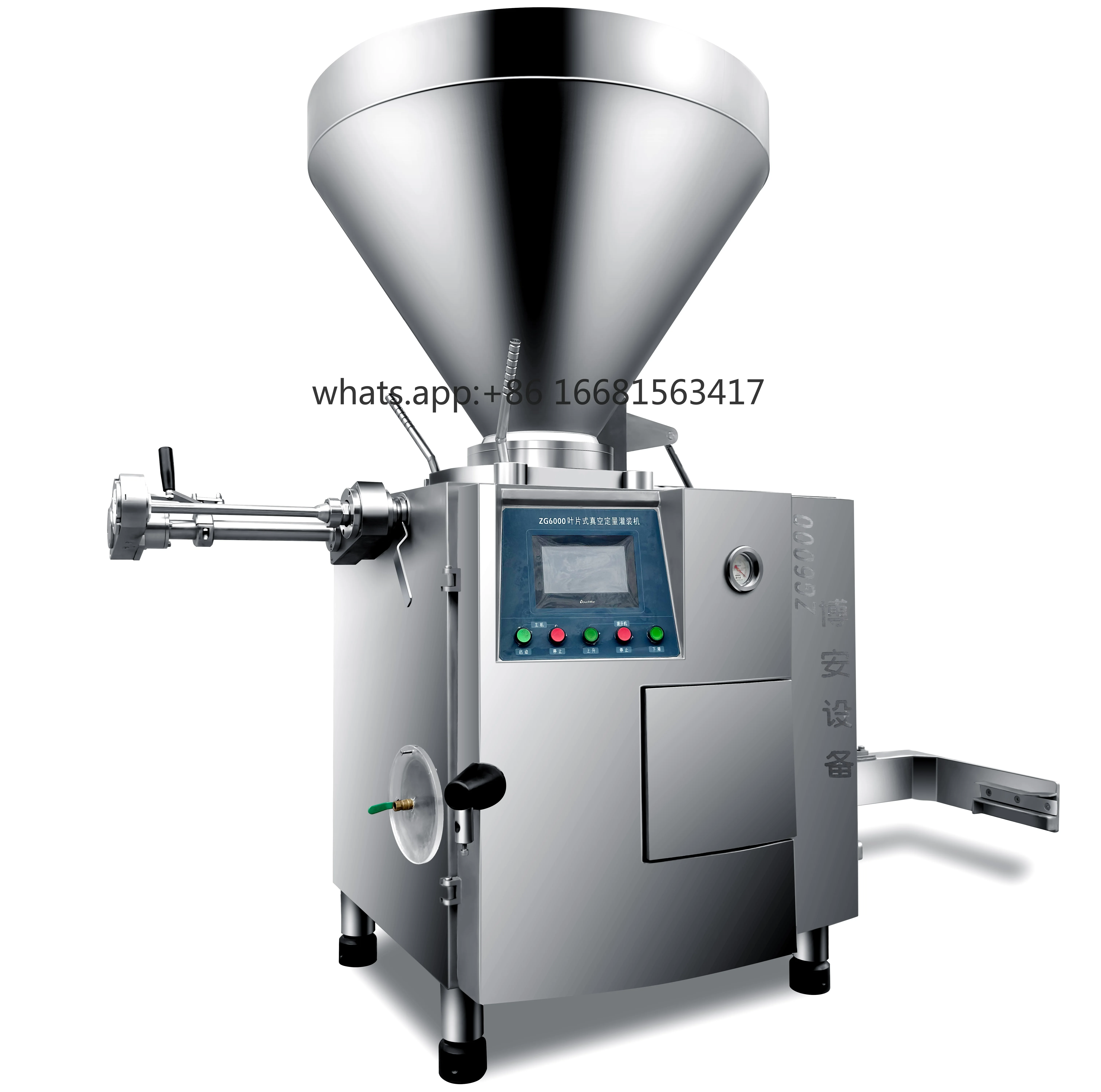 Factory Direct SalesBOAN ZG6000 Fully Automatic Quantitative Vacuum Filling Machine With Auto-Twisting And Hydraulic Lifting Dev