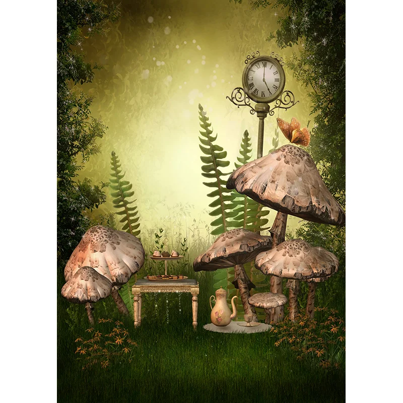 Forest Wonderland properti Studio foto, alat peraga Studio foto latar belakang fotografi impian peri ajaib MHK-01