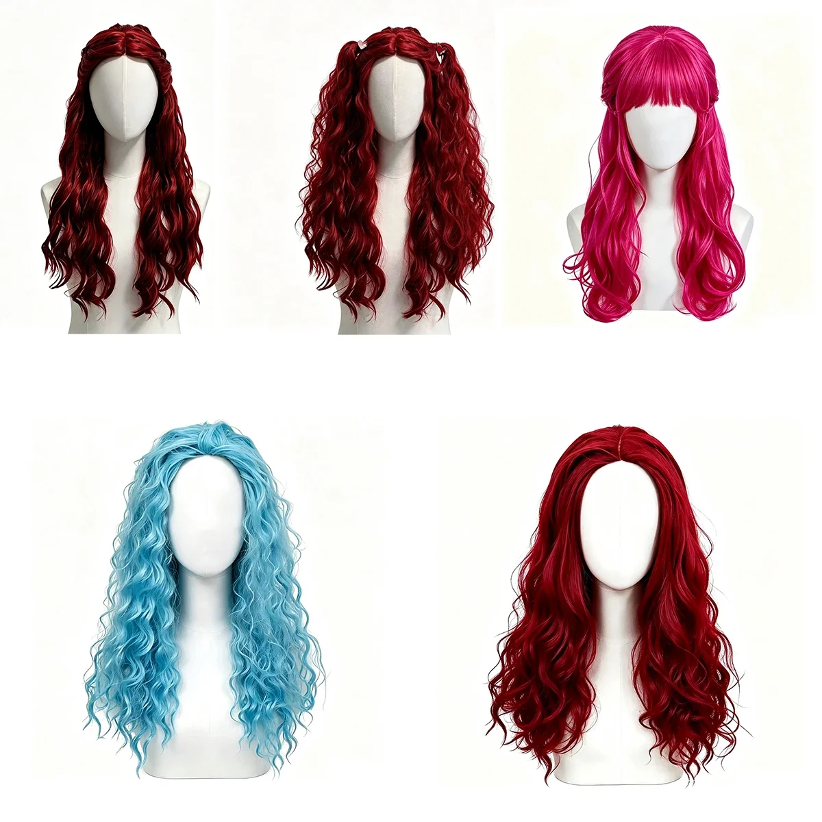 2026 New Arrival  Descendants 5 Wig for Girls Cosplay Party Descendants 5 Accessories for Halloween Carnival