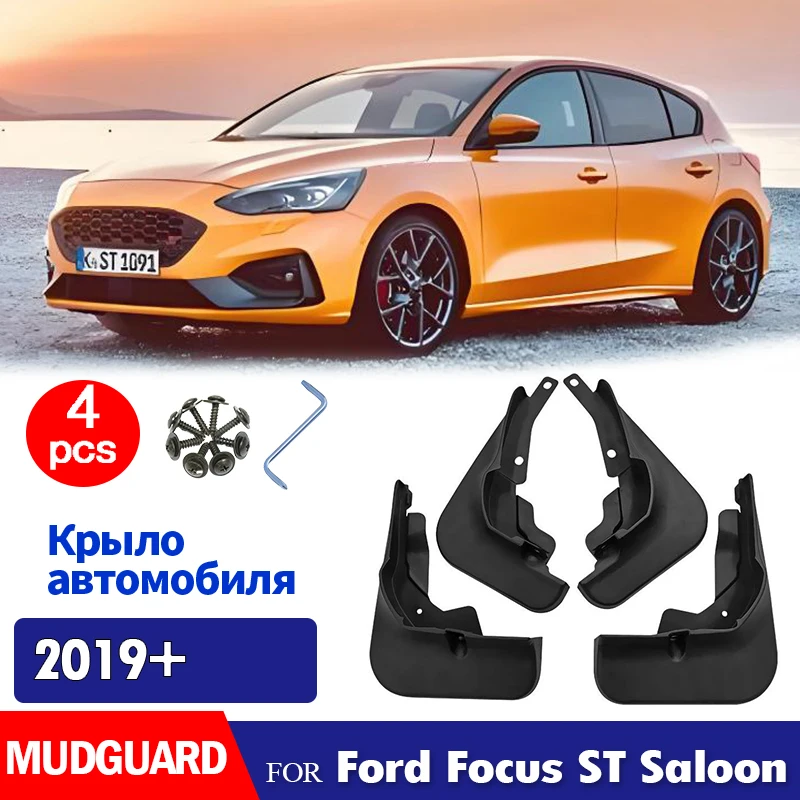 

2019 2020 2021 2022 2023 ДЛЯ FORD Focus ST Saloon Focus MK2 Брызговик на крыло Брызговики Автомобильные аксессуары 4 шт.