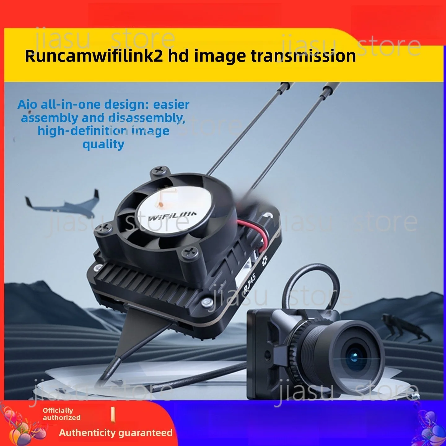 WiFiLink2 V2 HD Digital Video Link OpenIPC Low Latency FPV Module for Fixed Wing & Freestyle Drone