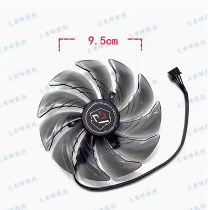 For ASROCK Arc A380 6GB Challenger ITX OC Graphics Card Cooling Fan Parts