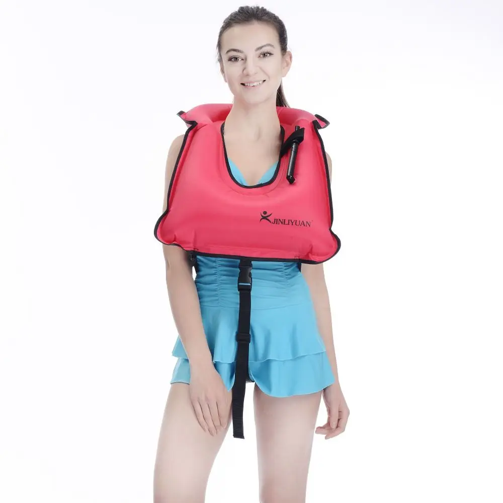Inflatable Inflatable Swim Vest Diving Snorkeling Outdoor Safety Swimming Jackets Lightweight Adjustable Swim Life Saving Vest