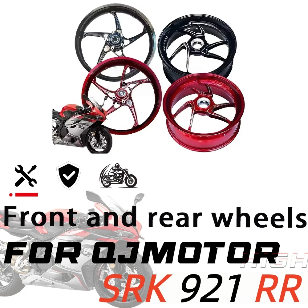 Front Rear Wheel Rim Hub Complete Set For QJMOTOR SRK921RR SRK 921 RR