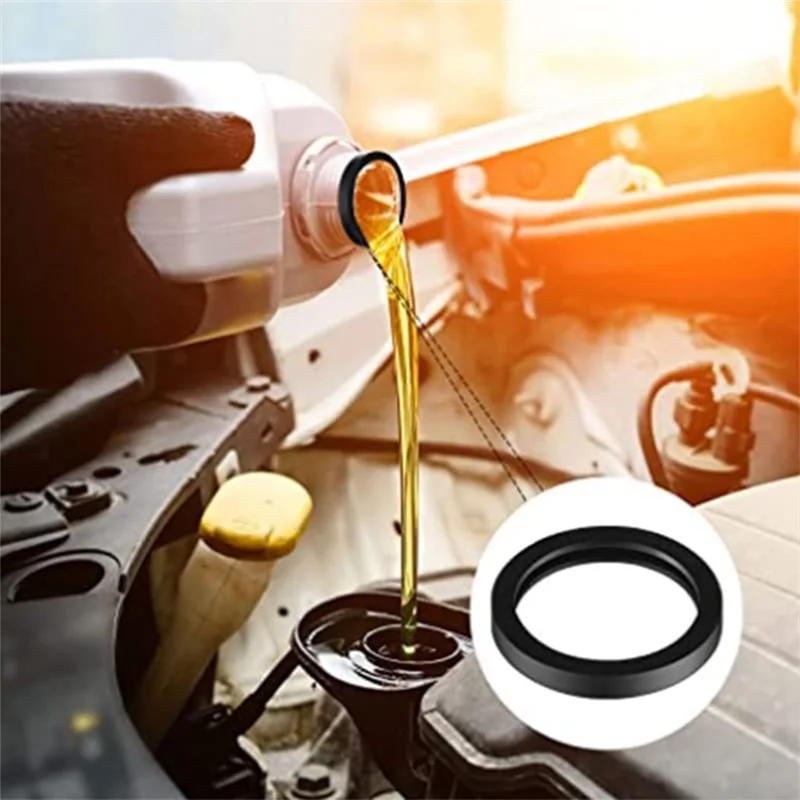 

AAAC-10PCS Rubber Ring Can Black Gasket Gas Can Spout Gaskets Fuel Washer Seals Spout Gasket Sealing Rings Replacement