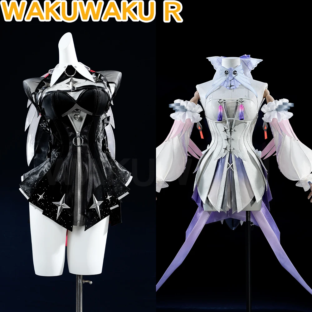 Remielle Dan Cosplay Kostüm Spiel Zenless Zone Zero WakuWaku-R ZZZ Remielle Ramiel Sexy Kleid Cosplay Flügel Halloween
