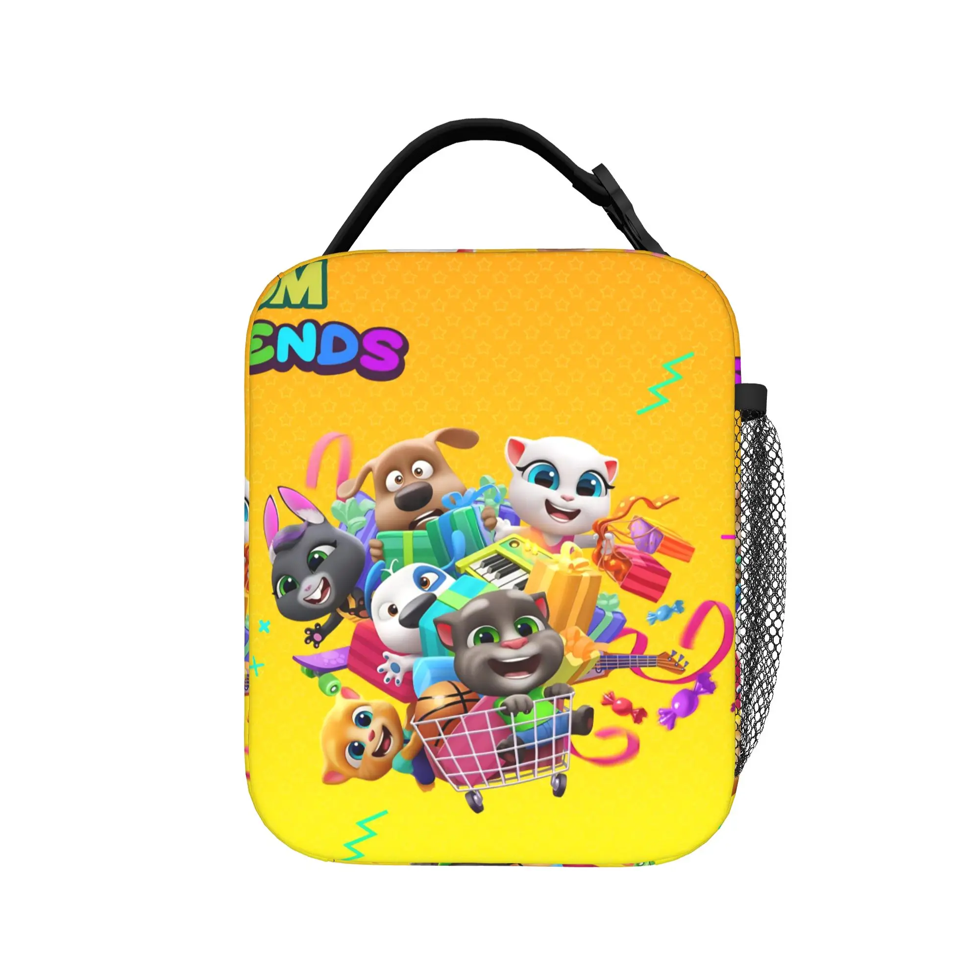 T-Talking T-Tom And F-Friends Product Insulated Lunch Bag For Travel  Storage Food Boxes Portable Thermal Cooler Lunch Box