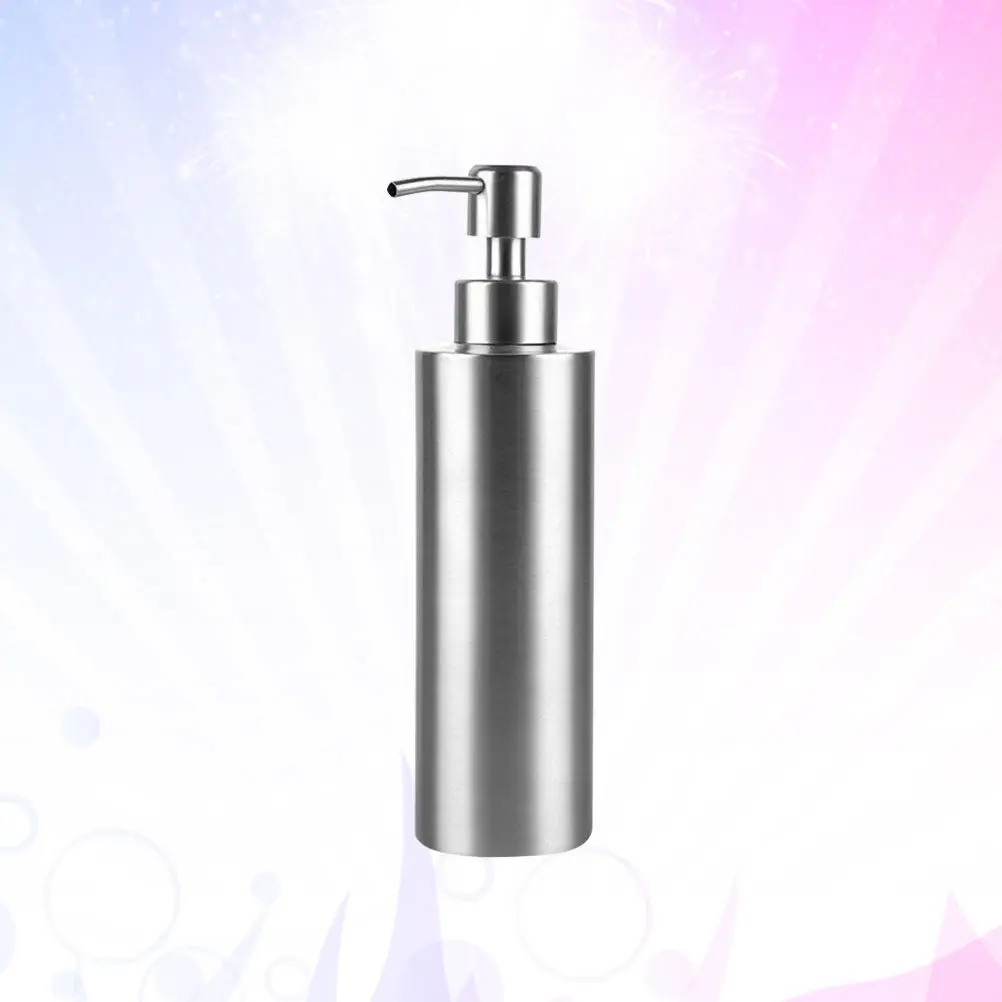 

Дозатор для мыла из нержавеющей стали, 350 мл, с помпой для жидкого лосьона, для кухни и ванной, для пенного мыла, 1 шт.