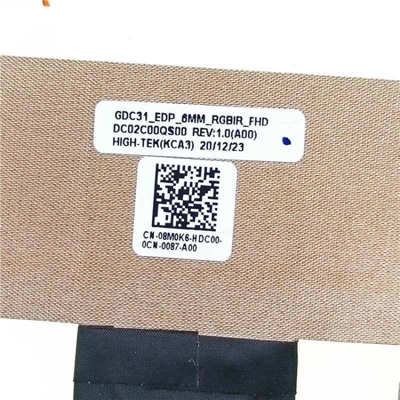 S  08M0K6 FOR DELL Latitude 7320S 7330S GDC31 IR Display Ribbon Video Cable