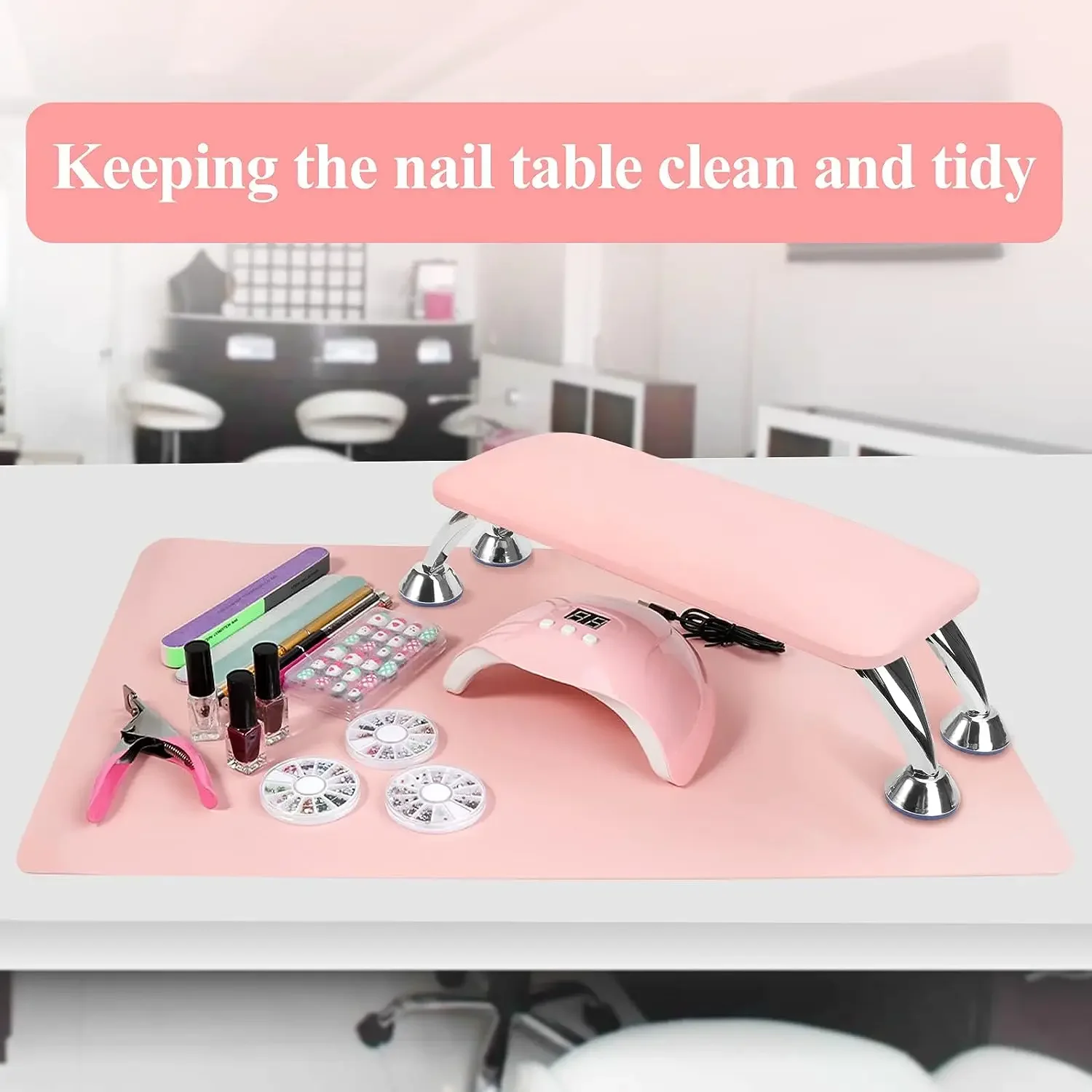 Luxury Leather Manicure Hand Pillow Professional Nail Rest Cushion Table Desk Station For Nail Art Equipment Tool Arm Rest