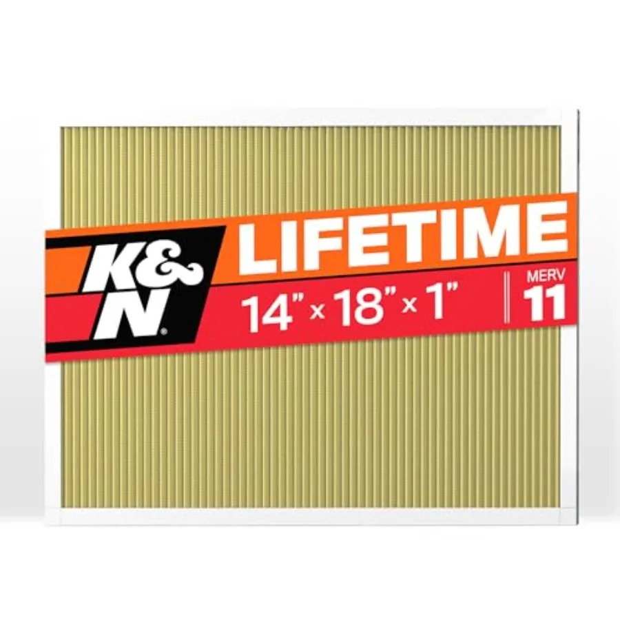 

Воздушный фильтр для систем ОВКВ 14X18X1, многоразовый, MERV 11, длительный срок службы, последний фильтр для ОВКВ, который вы когда-либо покупали, для безопасного дыхания дома