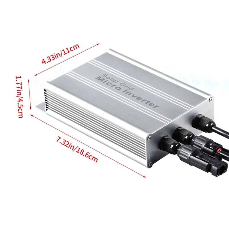 1 قطعة 500 واط MPPT شبكة الضوئية التعادل عاكس شمسي صغير تيار مستمر 18-50 فولت إلى التيار المتناوب 110/220 فولت صغير على الشبكة العاكس للمنزل MPPT الشمسية