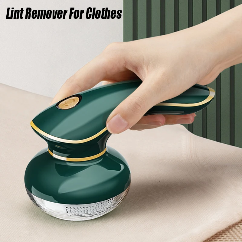 

Lint Remover For Clothes USB Electric Rechargeable Hair Ball Trimmer Fuzz Clothes Sweater Six Knife Net Shaver Reels Removal