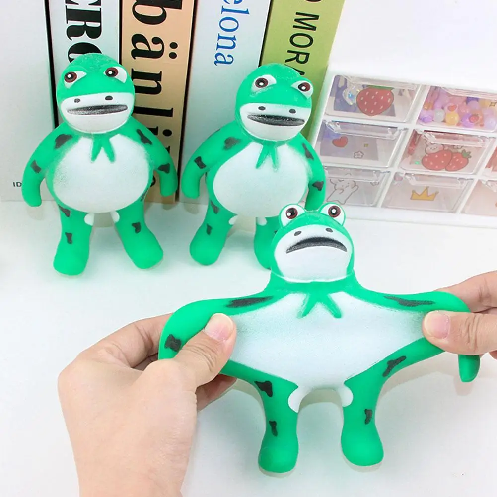 Novelty Interesting Soft TPR Kids Gift Toy Stress Relief Toy Pinch Toy Frog Squeeze Toy Practical Jokes Anxiety Squeeze Toy