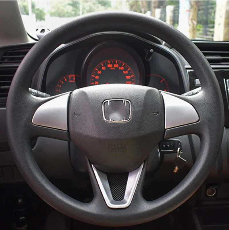 For Honda Fit Jazz GK5 2014-2017-2019 Accessories Air Conditioning AC Outlet Vent Dashboard Display Speedometer Gauge Cover Trim