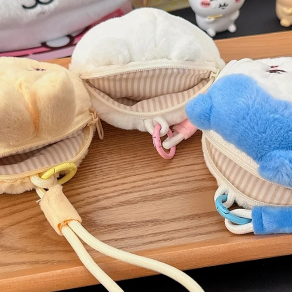 ちいかわ 八角形うさぎぬいぐるみバッグ 財布 かわいいぬいぐるみ コインパース イヤホンオーガナイザーバッグ キーホルダー アクセサリー 女の子へのプレゼント