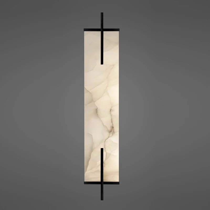 

Simple modern marble living room LED light corridor background wall designer villa hall aisle wall lamp