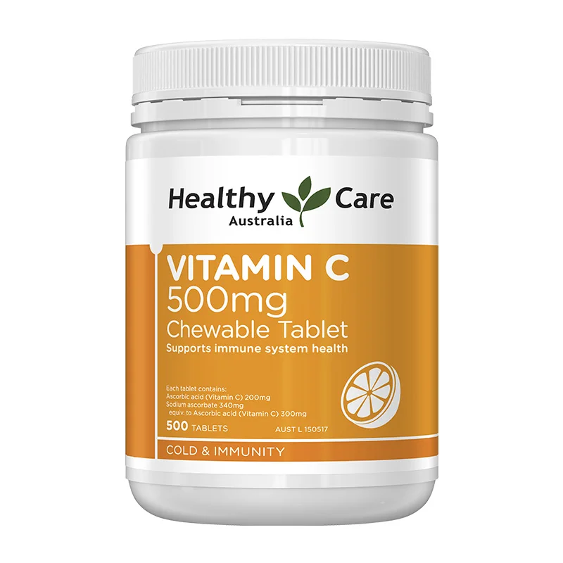 Free shipping Vitamin C 500 mg Chewable Tablets 500 tablets