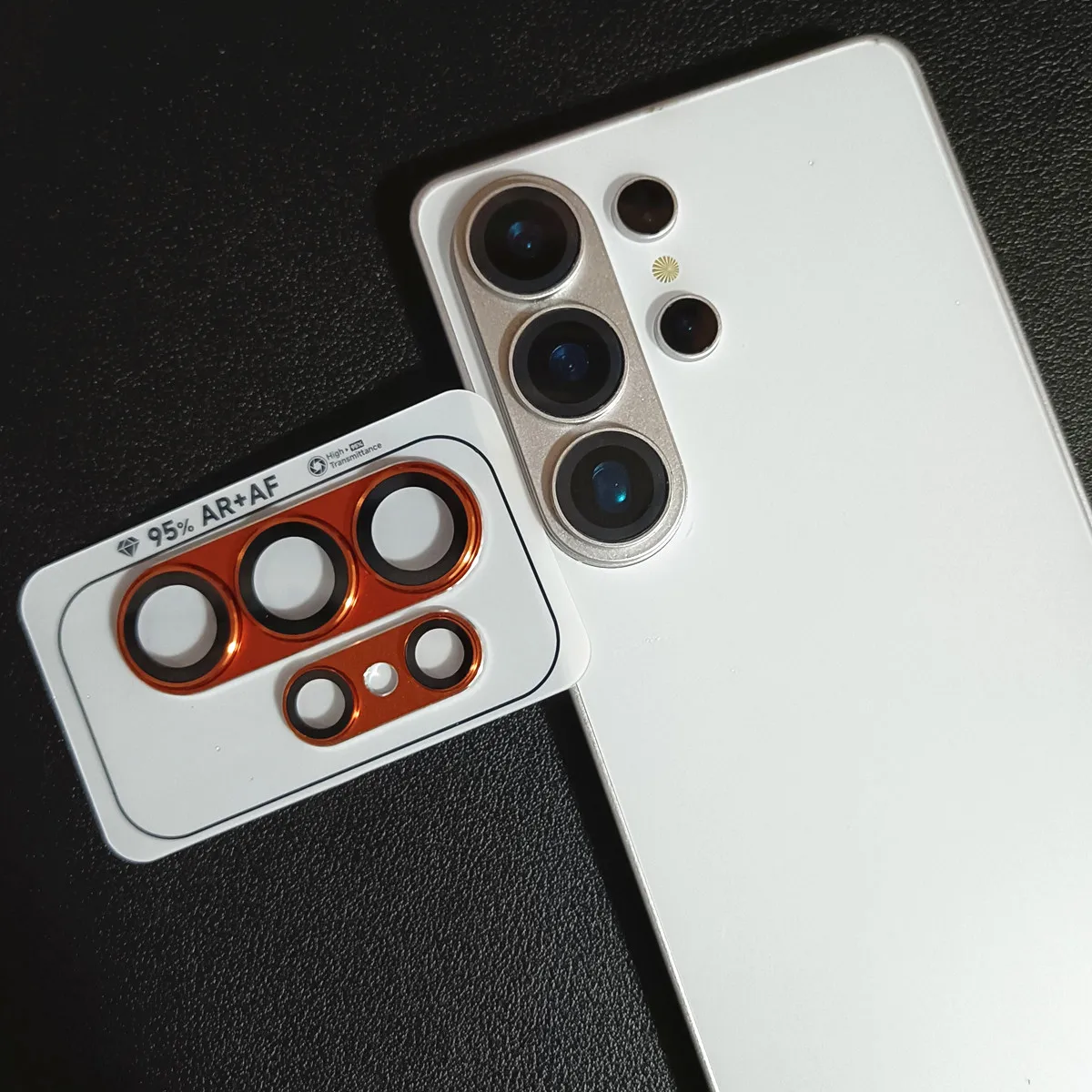 

CD Pattern Camshield Camera Protector for Samsung Galaxy S26 Ultra + S26Ultra Metal Bezel HD Glass Lens Film Sticker Cover