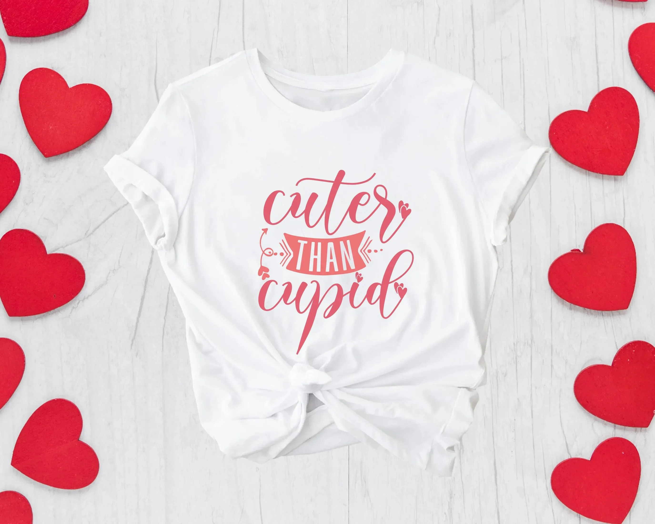 

Футболка Cuter Than Cupid на День святого Валентина для бойфренда ее него