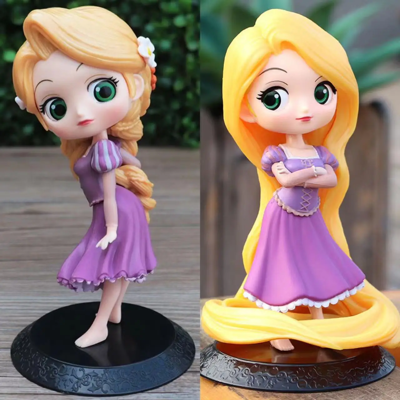 Disney 11cm Rapunzel Tangled Action Figure Model Anime Mini Decoration PVC Collection Figurine Toy Model For Kid Girl Gift