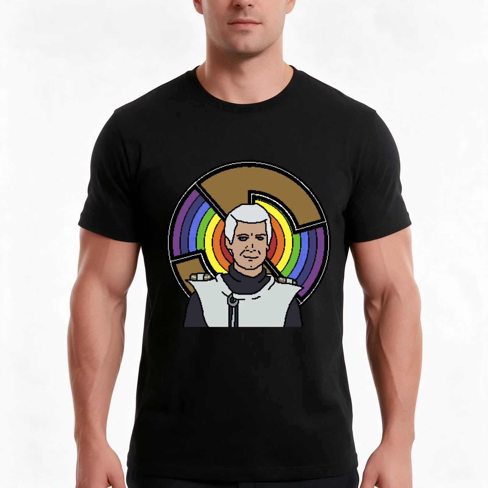 Colonel White (Captain Scarlet and the Mysterons) T-Shirt Summer Casual Cotton Tee Oversized Streetwear Tops Unisex Men Women