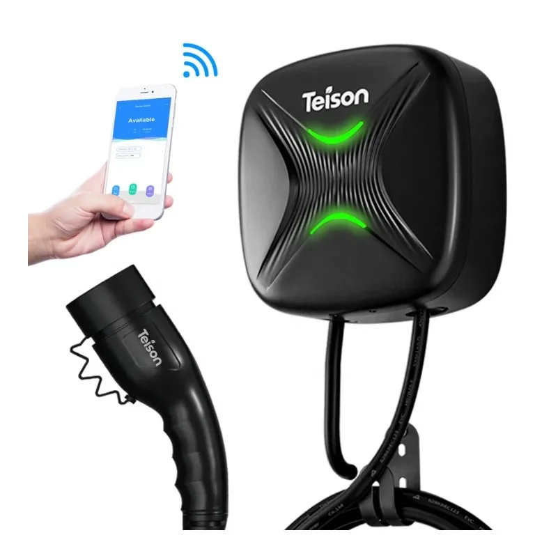 Suitable for Electric Vehicles Teison Smart APP Wifi 7kW EV Wallbox Charger APP Home Fast Charging Electric Vehicle Charger