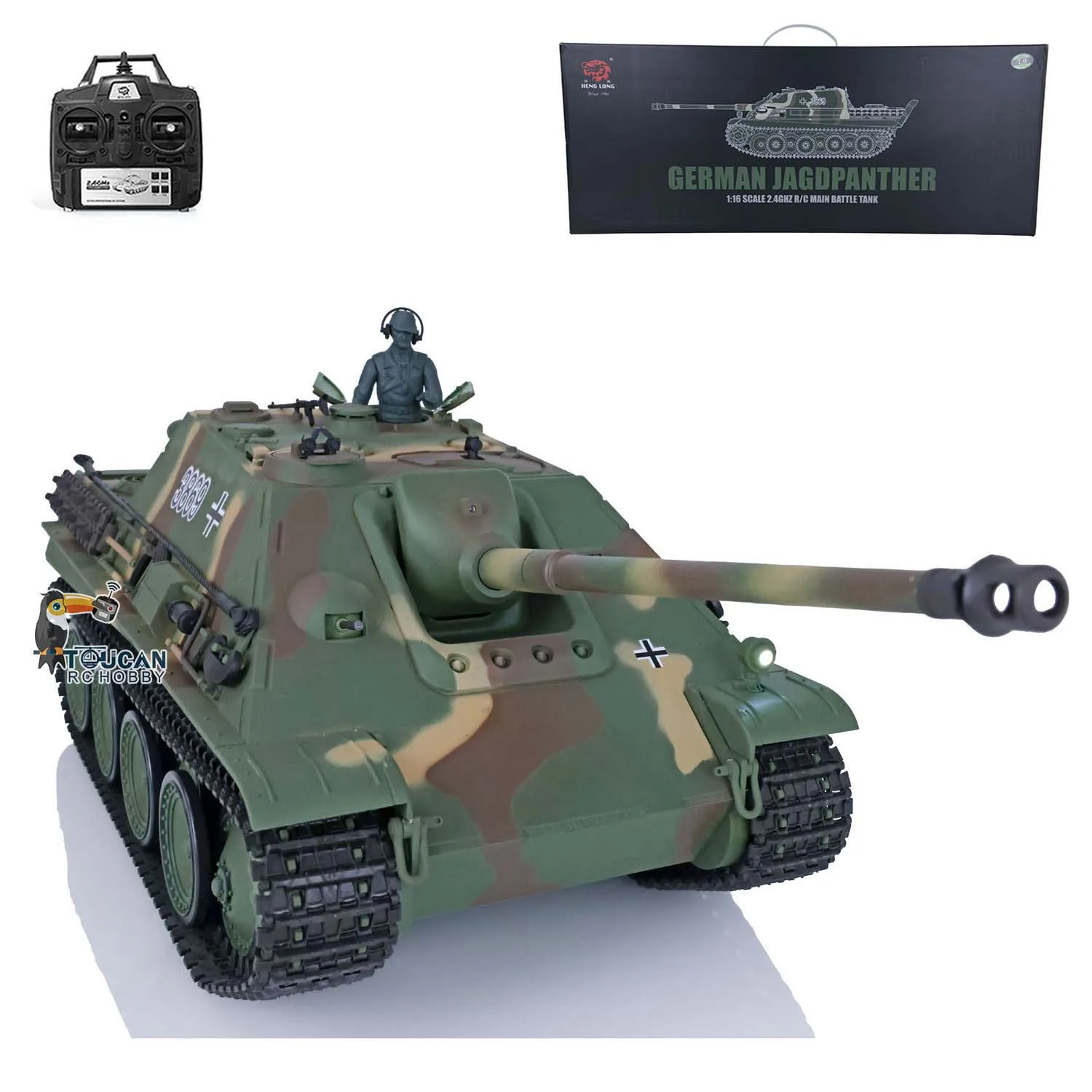 

1/16 7,0 Heng Long Jadpanther RC Tank Модель 3869 RTR Высокоскоростная прочная военная игрушка с дистанционным управлением TH17437-SMT7