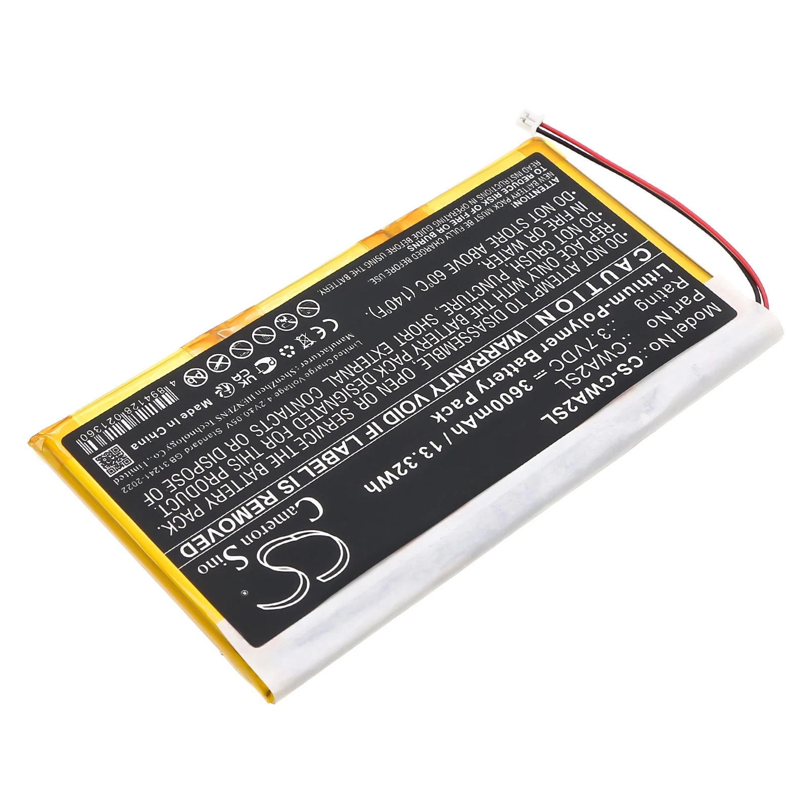 

Cameron Sino 3600mAh Battery for Cowon PMP A2 20GB ,PMP A3 60GB ,PMP A3 80GB,PMP A2 30GB
