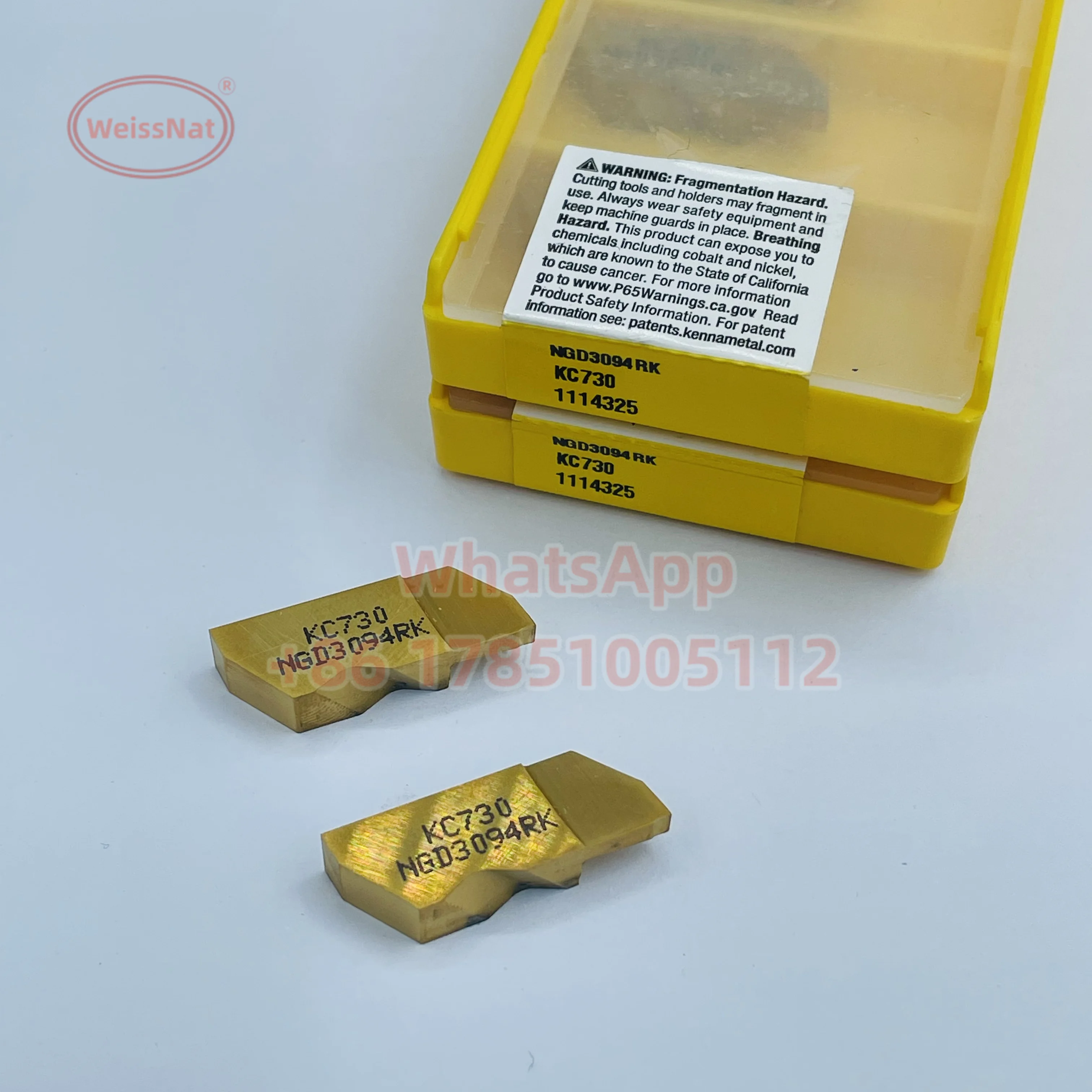 

KENNAMETAL NGD3094RK NG3094LK KC730 CARBIDE INSERTS 5Pcs