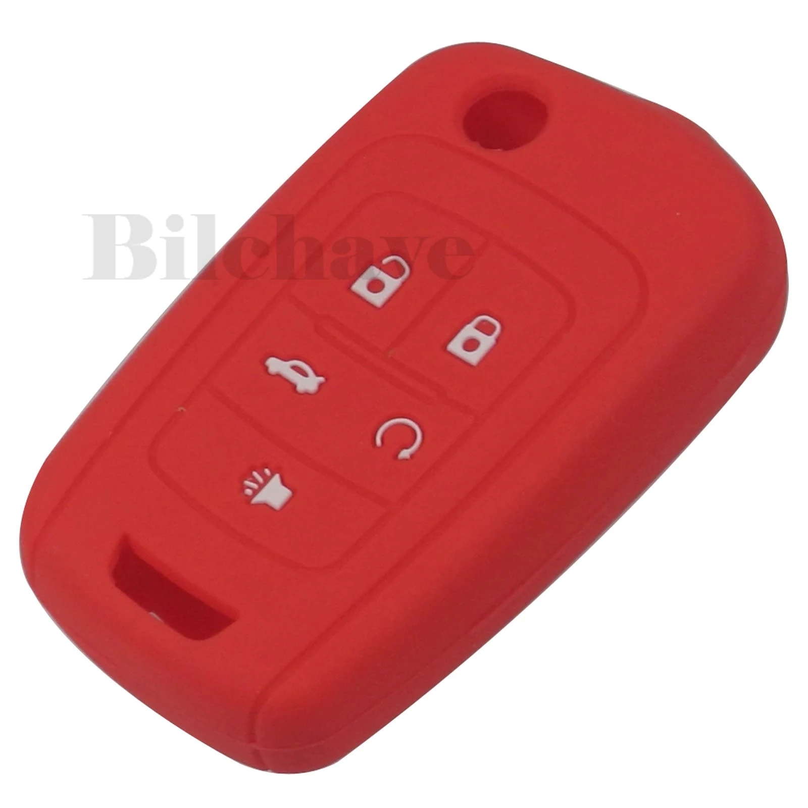 jingyuqin 5 Buttons Silicone Remote Car Key Case Cover Fob For Chevrolet Equinox Camaro AVEO Impala GMC Terrain