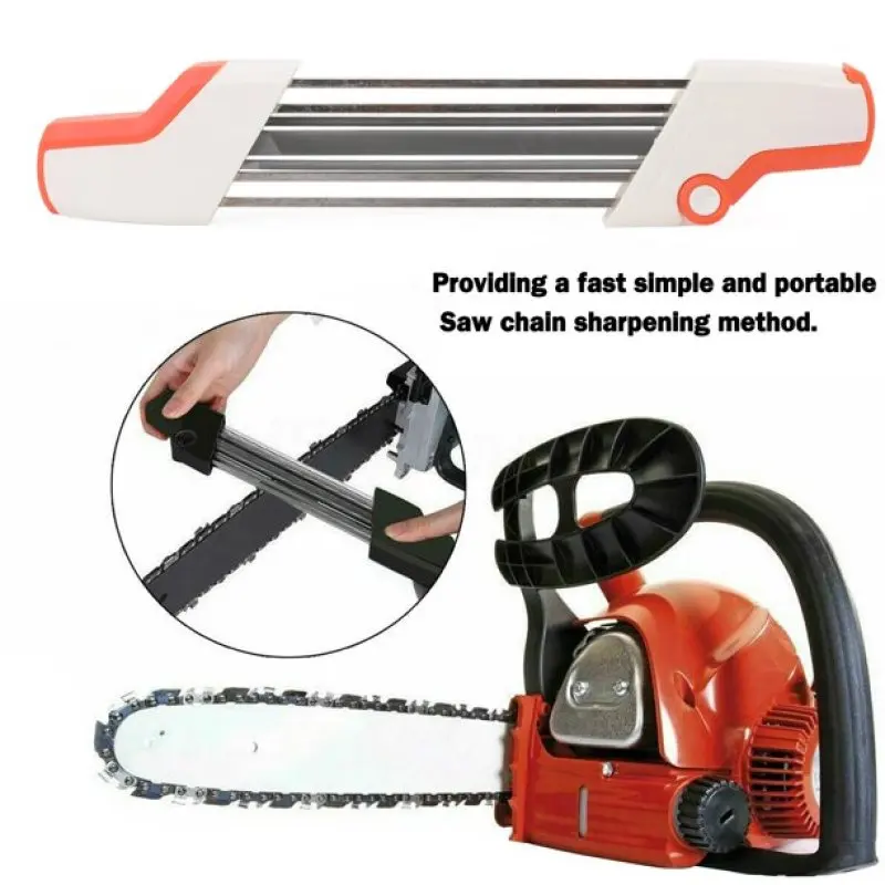 Chainsaw Chain Sharpener 2 in 1 Easy File Sharpening Grinder Tools for STIHL File and Depth Gauge File Tool