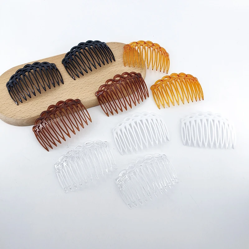 2PCS 11 Teeth French Twisted Hair Comb - Simple and Stylish Hair Accessory for Women and Girls image 4