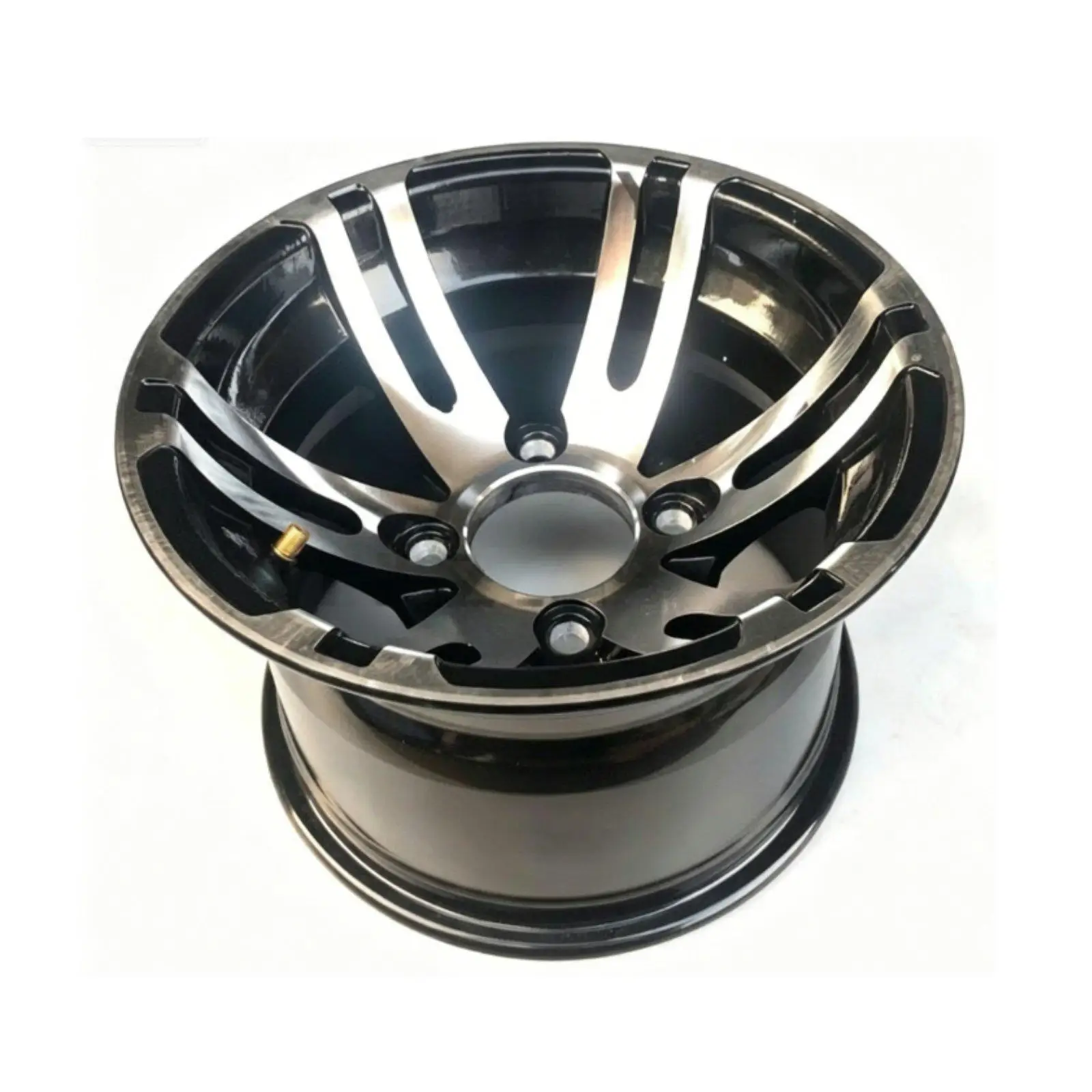 Durable Tubeless Aluminum Alloy Wheel 10 Inch Rim for Patrol Car and Golf Wagon