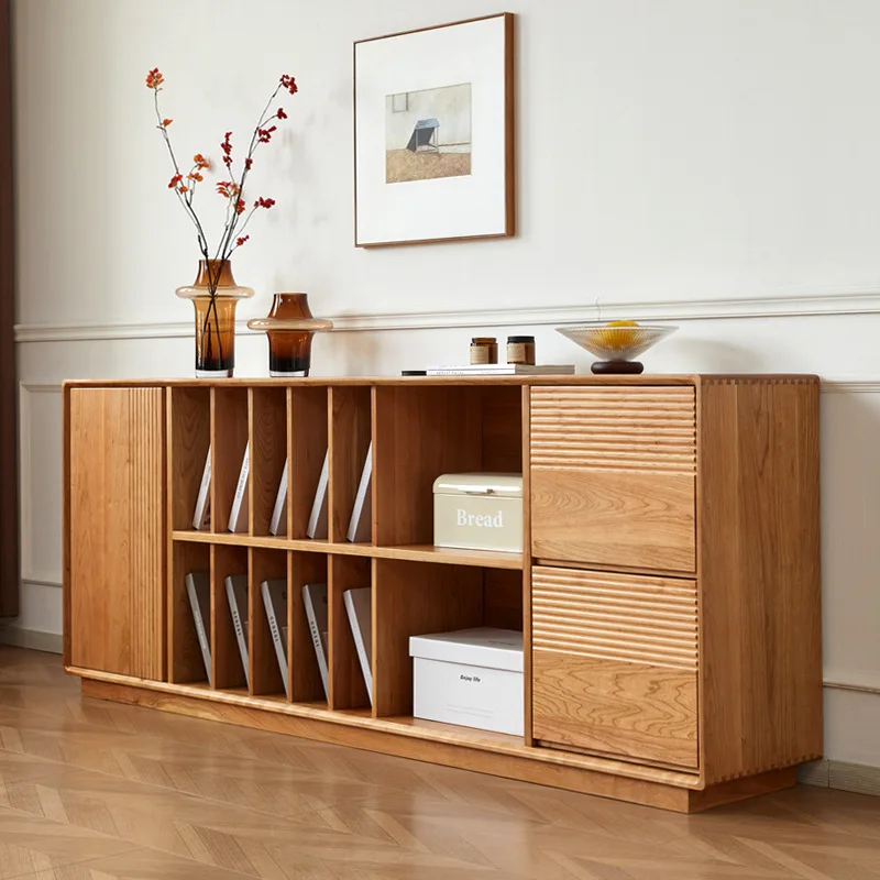 Locker Bookcase Floor Shelf Living Room Wall Storage Cabinet