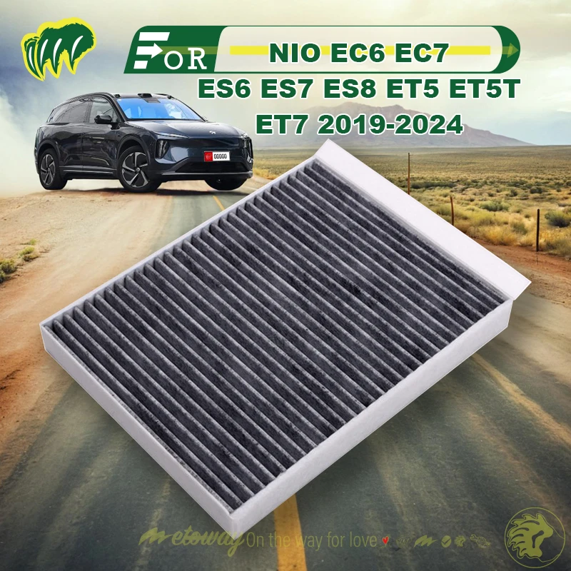 

For NIO EC6 EC7 ES6 ES7 ES8 ET5 ET5T ET7 2019-2024 Car Cabin Air Conditioner Filter Auto Climate Control Gases Replace Accessor