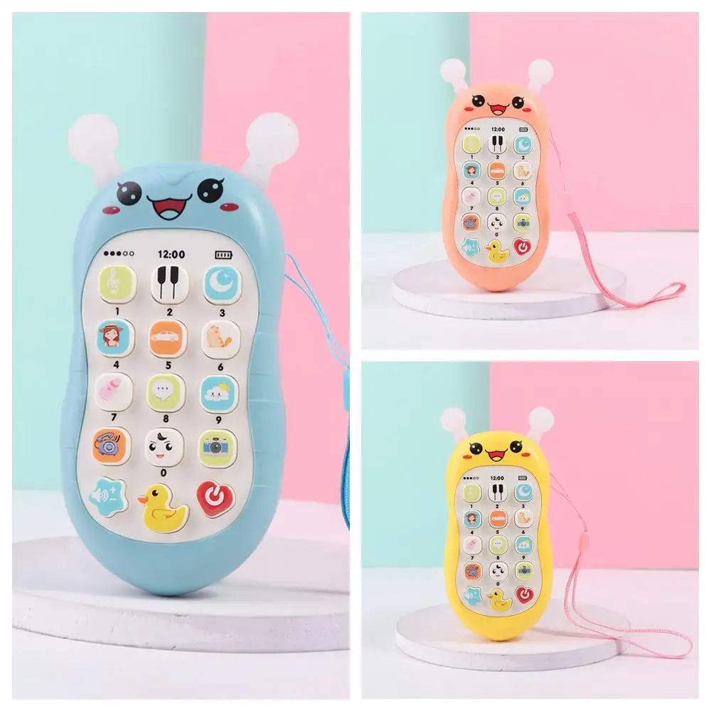 Simulatietelefoon Elektronische babymobiele telefoon Speelgoed Elektronische stem Speelgoedtelefoons Muzikaal speelgoed Siliconen veilig