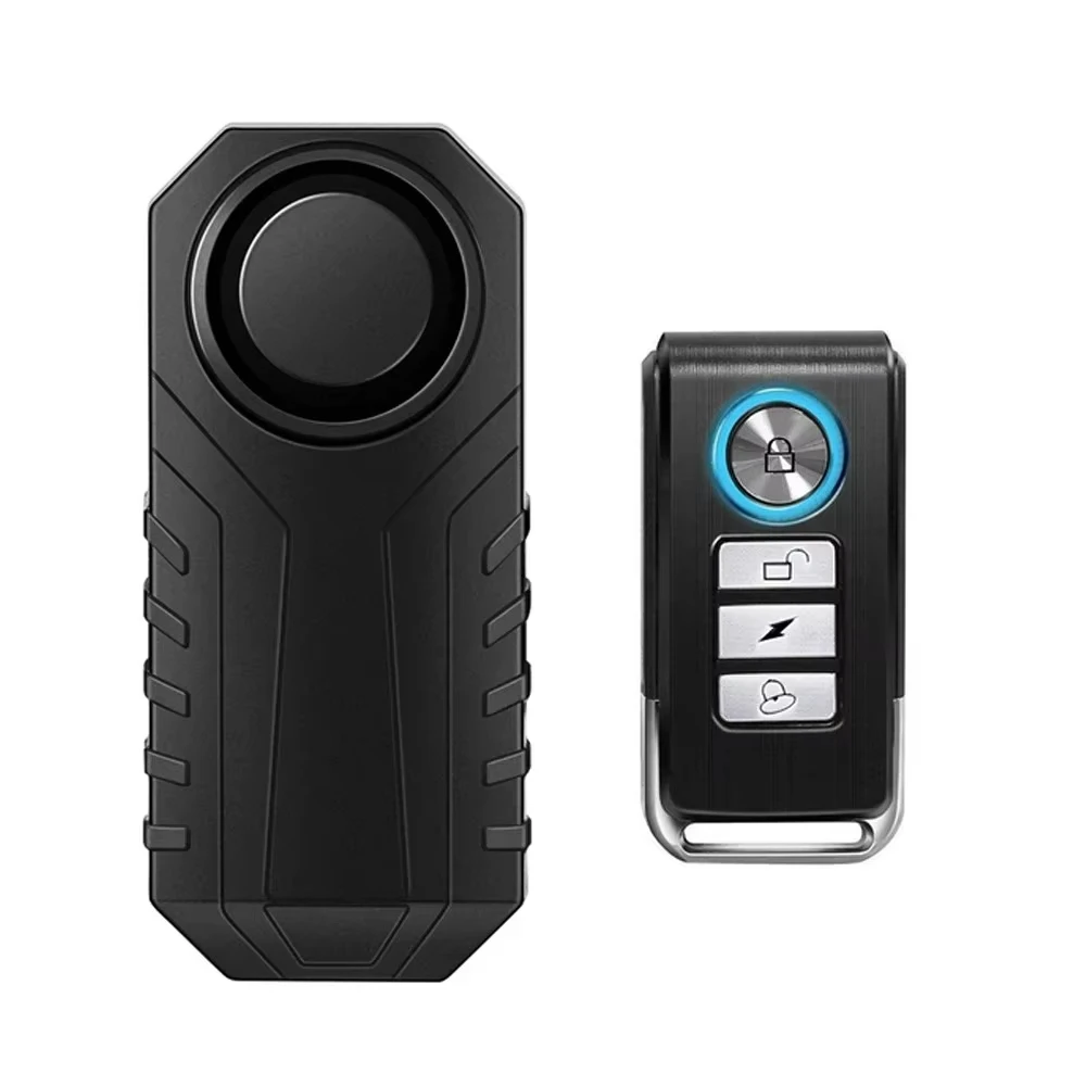 Waterproof Bike Alarm Motorcycle Security Anti Lost Alarm Wireless Remote Control Vibration Detector Alarm 113dB