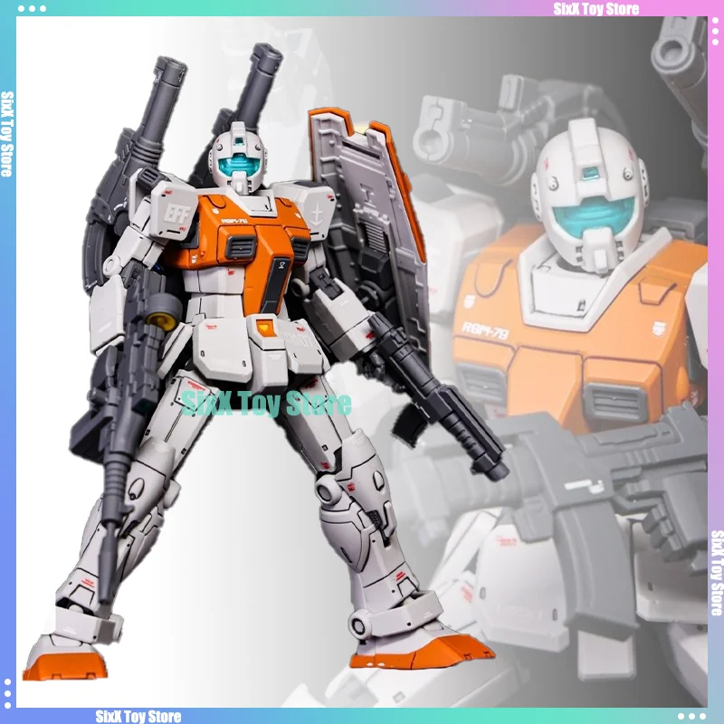 GK Gaoke HG 1/144 RGM-79 GM Moroccan Two Cannon Ver Front Type Model Kit Assembly Action Figures Robot Plastic Model Toy Gifts