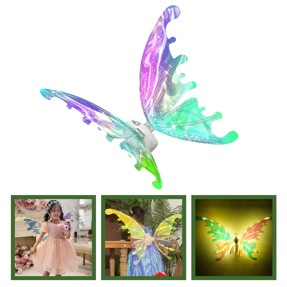 

Kids Clothes Fairy Wings Light up Butterfly Costume for Girls Symphony Party Supplies Cosplay Miss