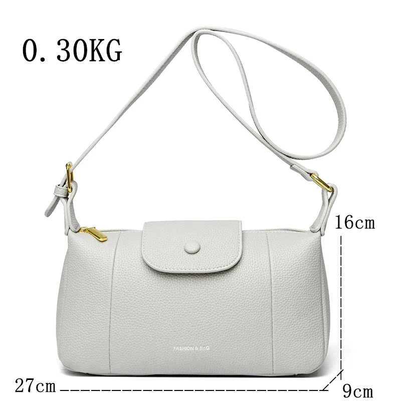 Autumn New Luxury Brand Women Shoulder Bags Ladies Simple Leisure Handbags High Quality Leather Crossbody Bags Designer Purses