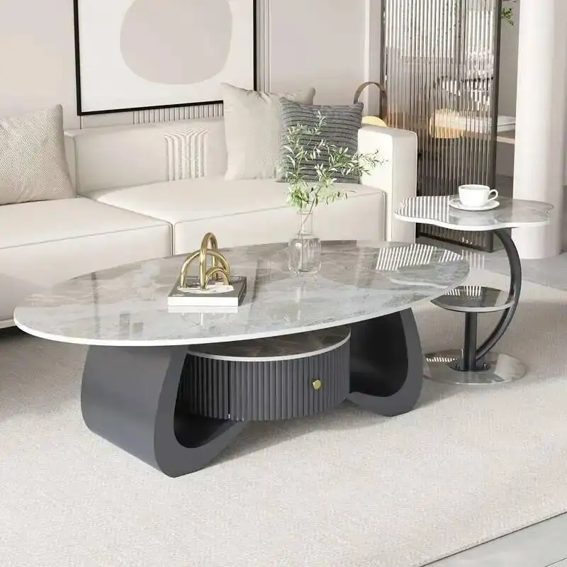 

Table Aesthetic Nordic Decoration European Simple Coffee Design Side Table Decoration Trendy Mesas Bajas Lounge Suite Furniture