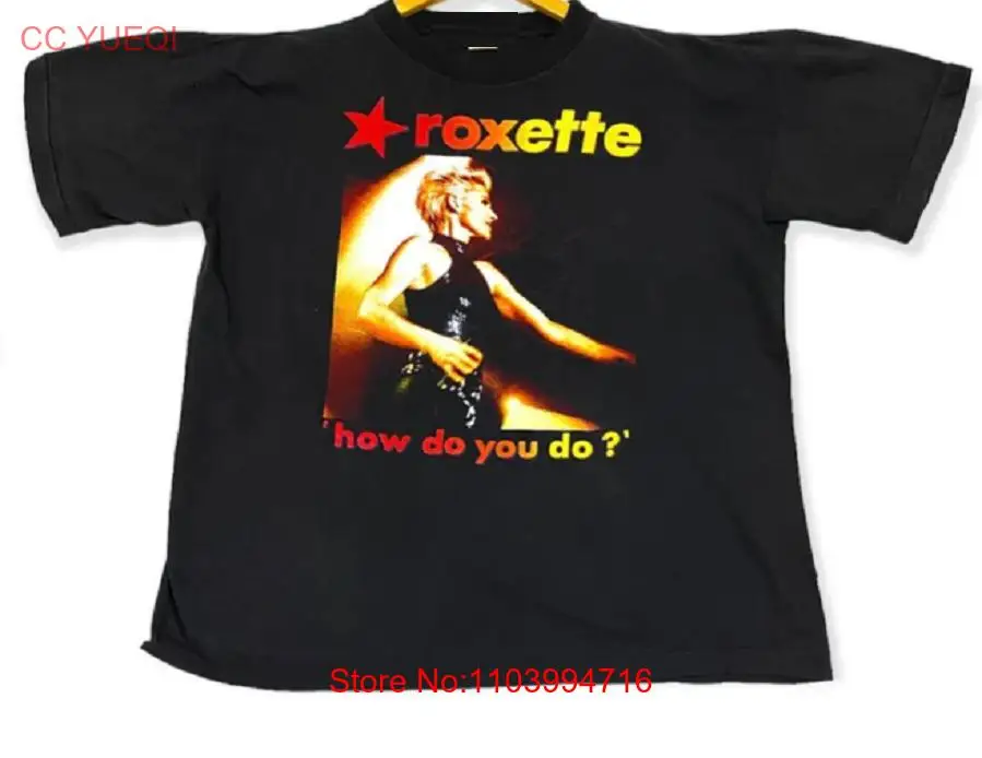 1992 ROXETTE how do you do album tour singles swedish pop rock duo shirt