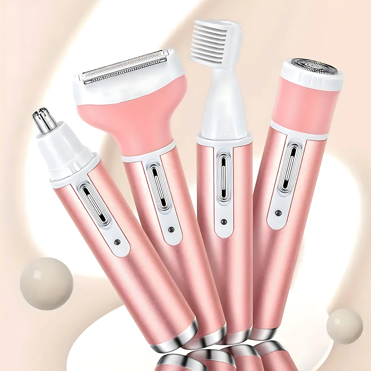 

Electric Body Hair Trimmer For Women,Bikini Trimmer And Underarm Hair Razor,AL Material,Lithium Battery,Epilaotor Grooming Kit