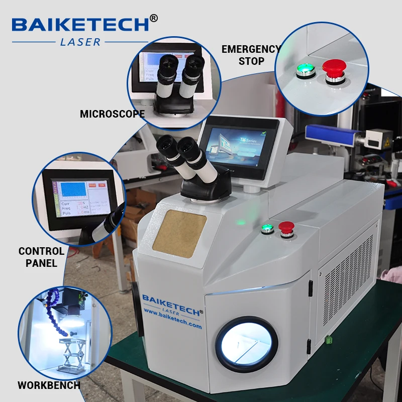 

TH-CJW200A 200W Laser jewelry welding equipment, micron-level welding points, perfect repair